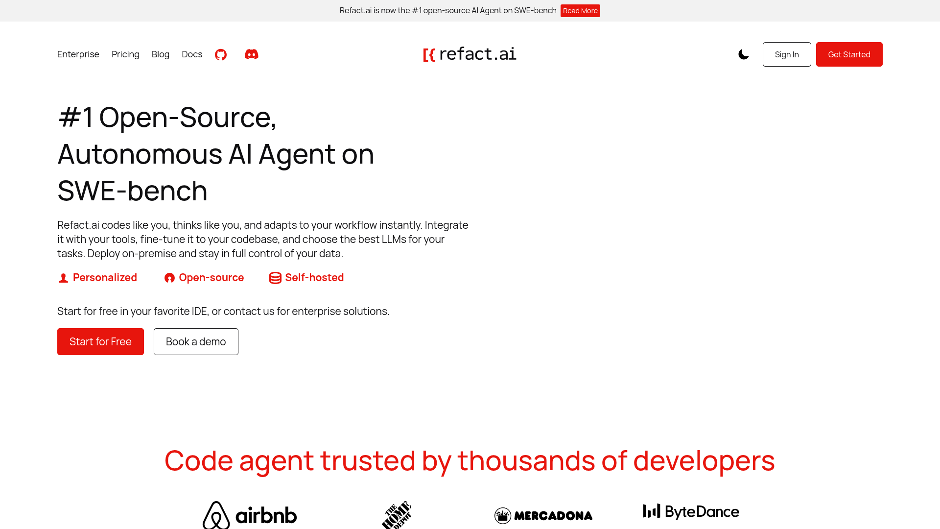 Refact.ai screenshot