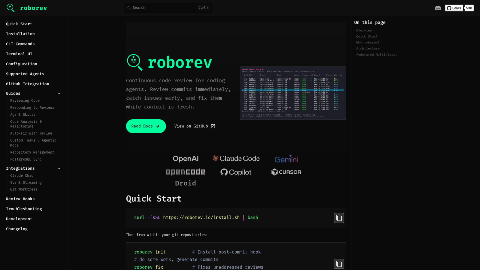 roborev screenshot