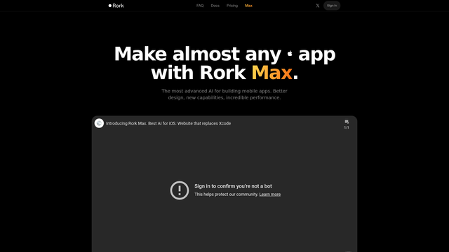 Rork Max screenshot