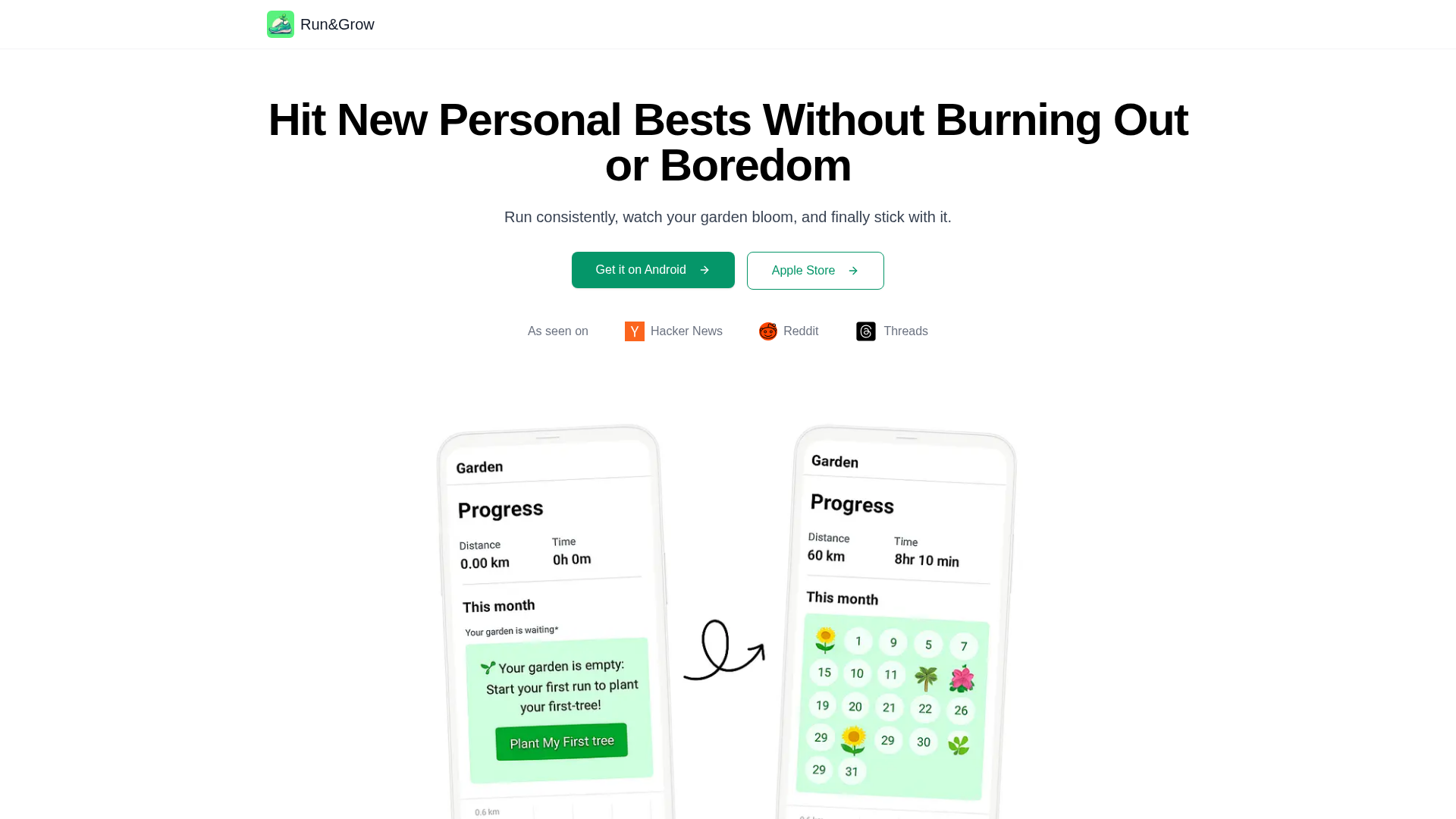 Run&Grow screenshot