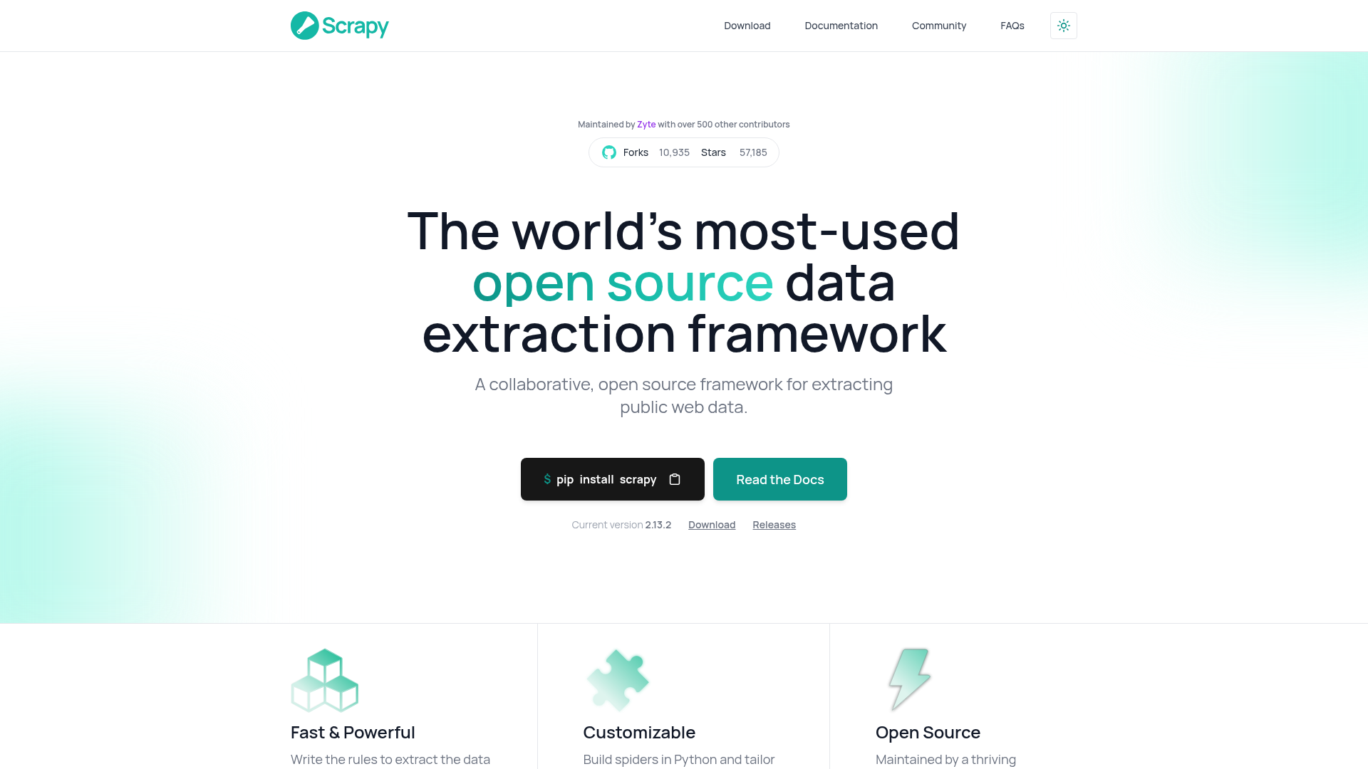 Scrapy screenshot