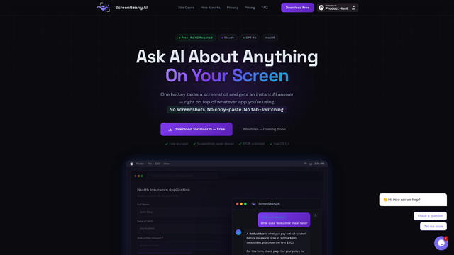 ScreenGeany AI screenshot