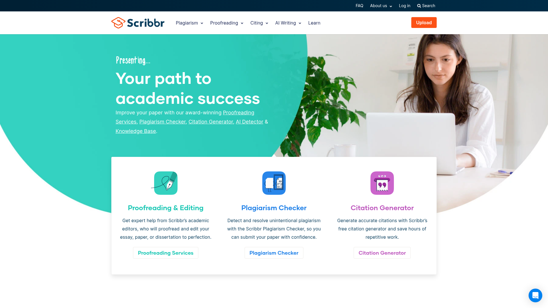 Scribbr screenshot