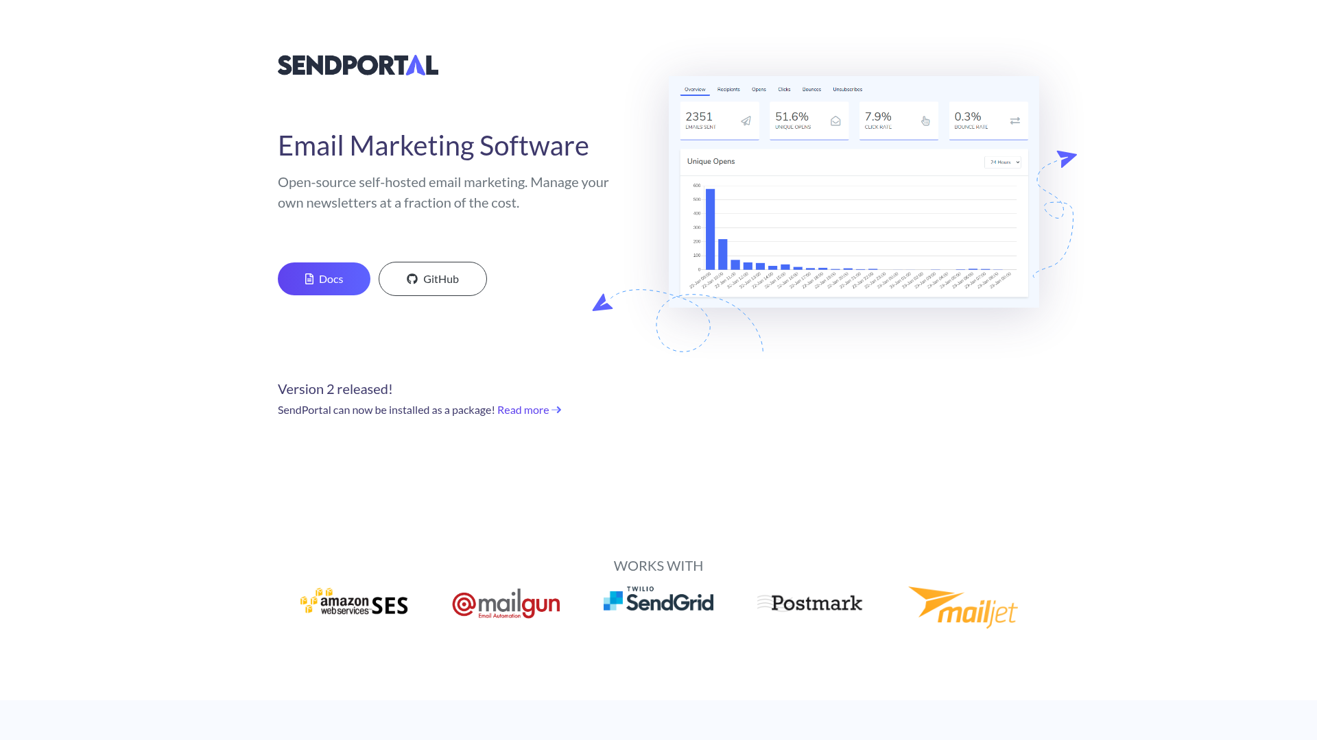 SendPortal screenshot