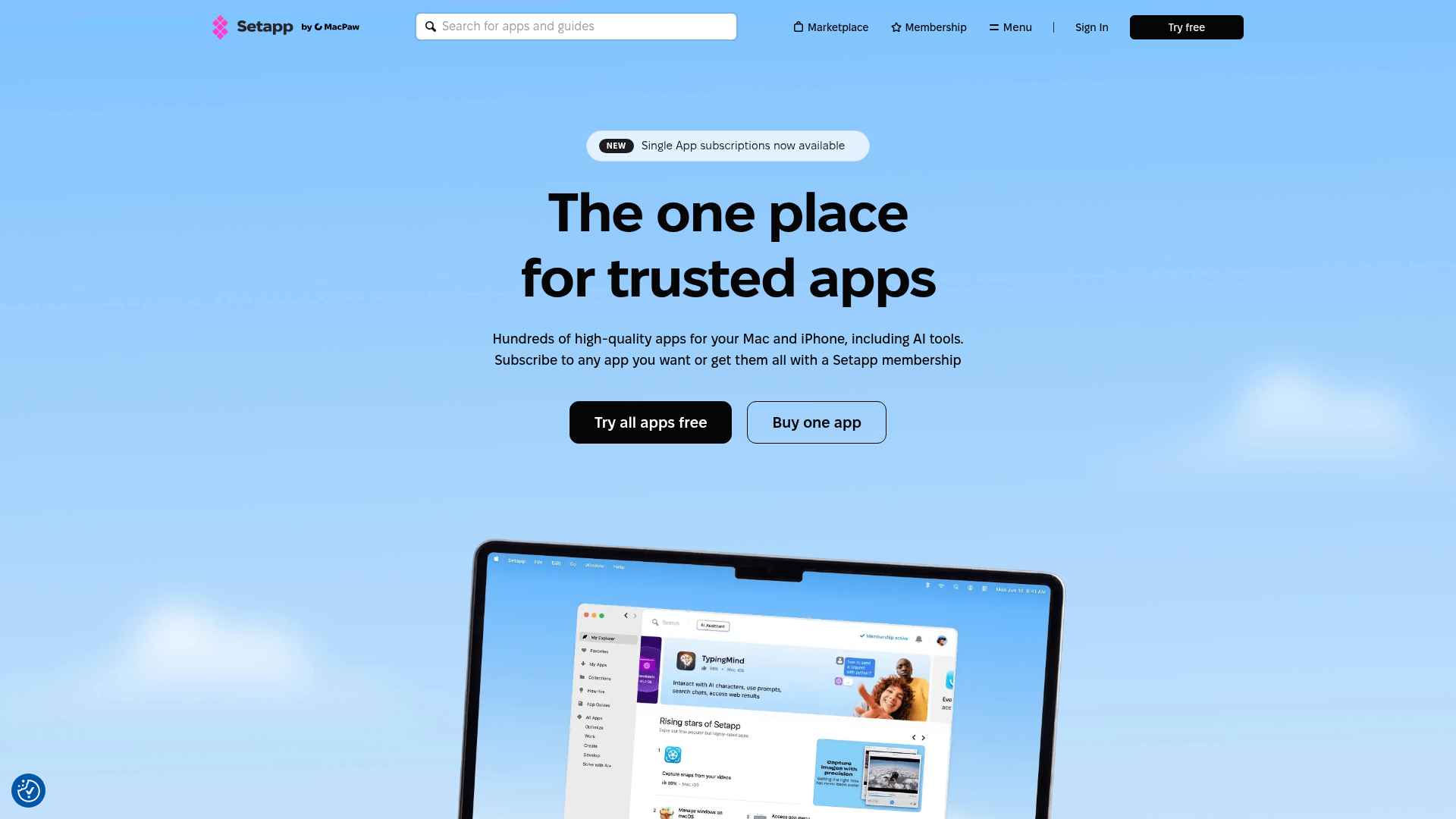 Setapp screenshot