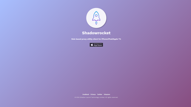 Shadowrocket screenshot