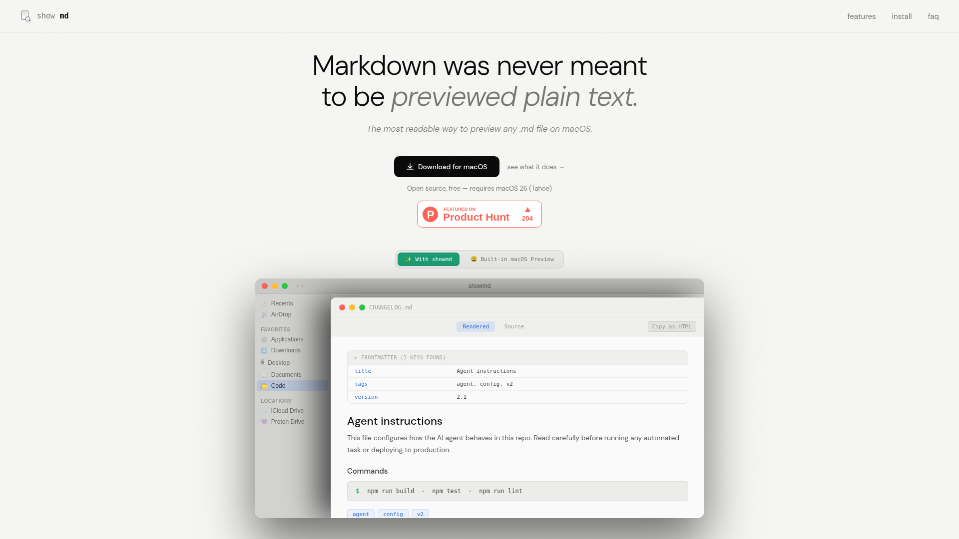 showmd screenshot
