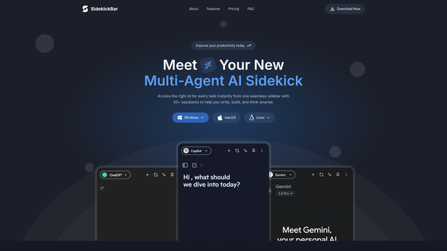SidekickBar screenshot
