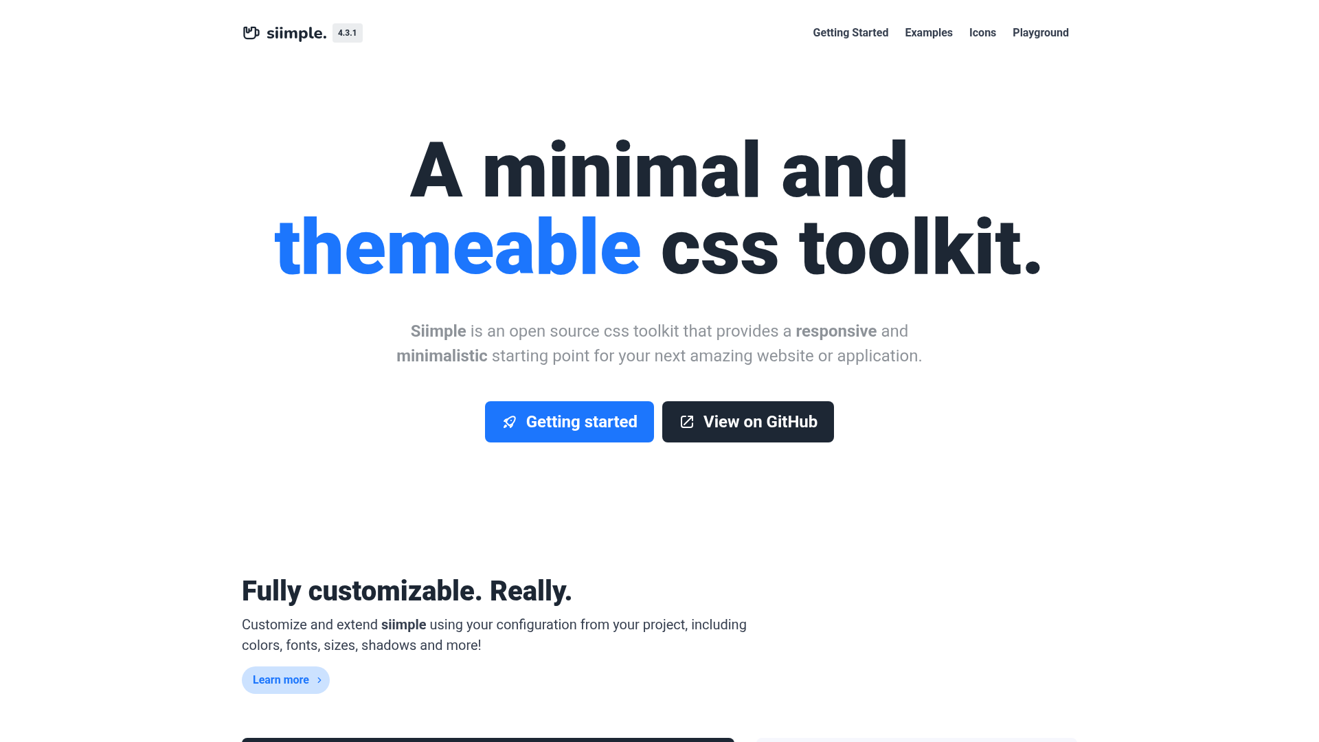 Siimple CSS screenshot