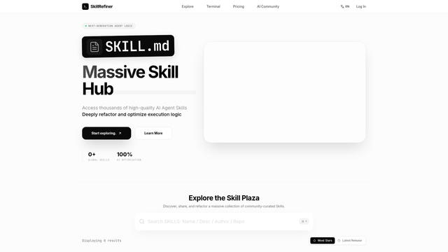 SkillRefiner screenshot