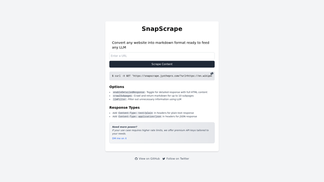 SnapScrape