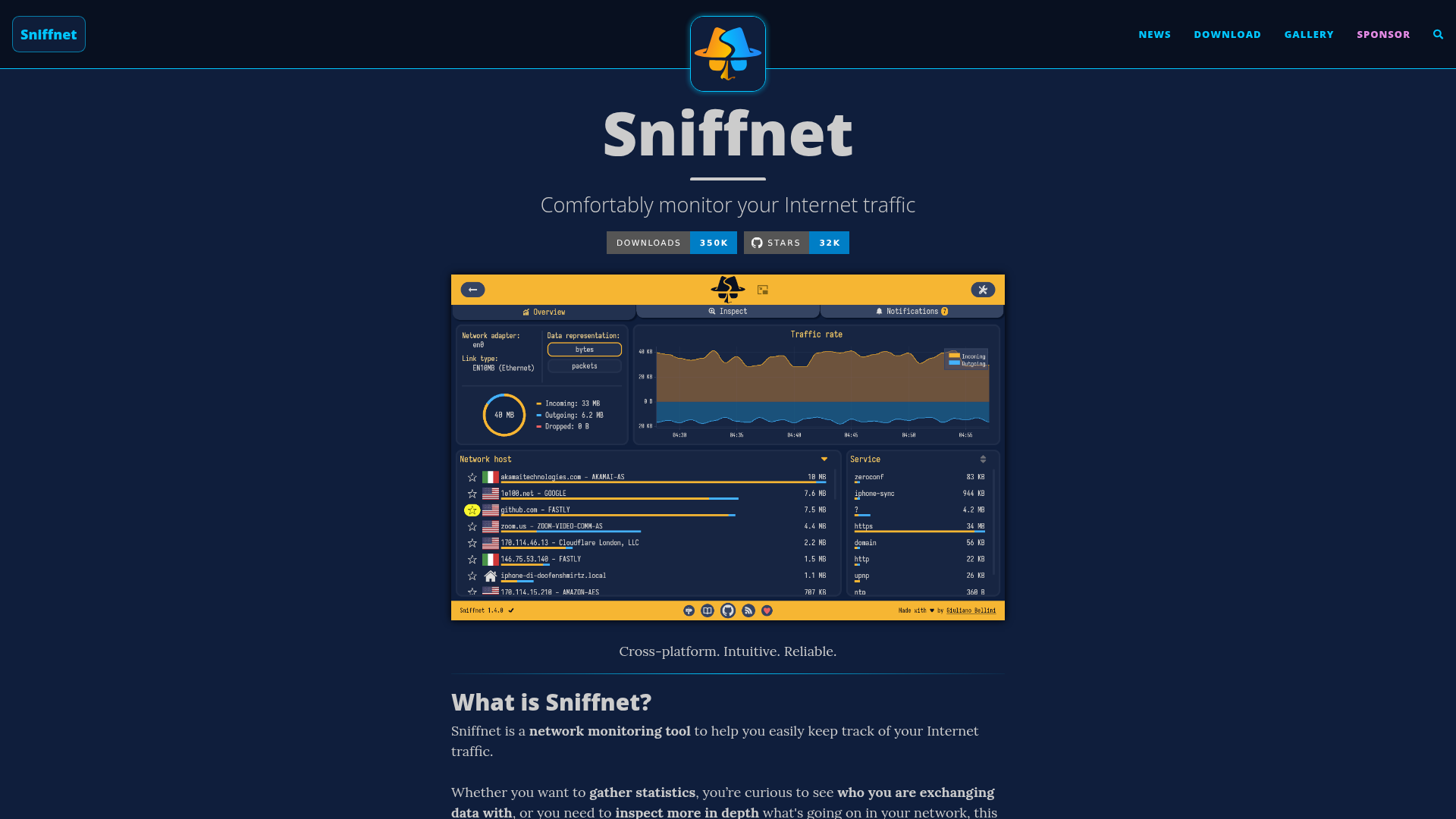sniffnet+net