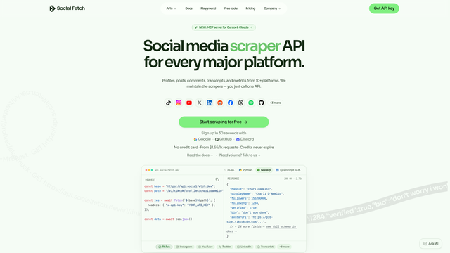 Social Fetch screenshot