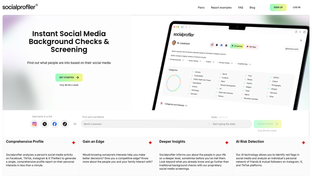 Socialprofiler