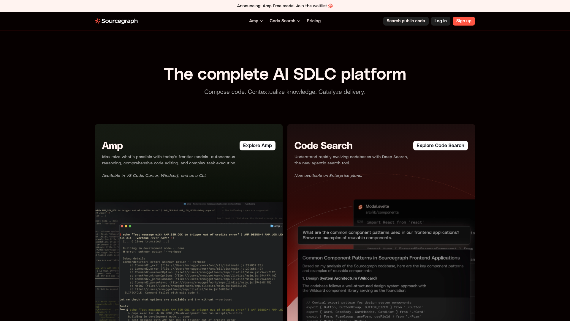 Sourcegraph screenshot