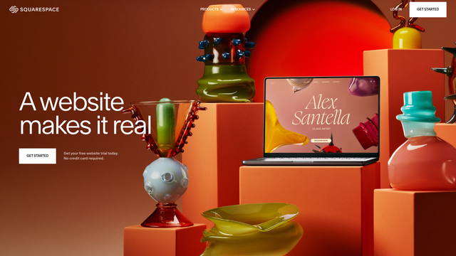 Squarespace screenshot