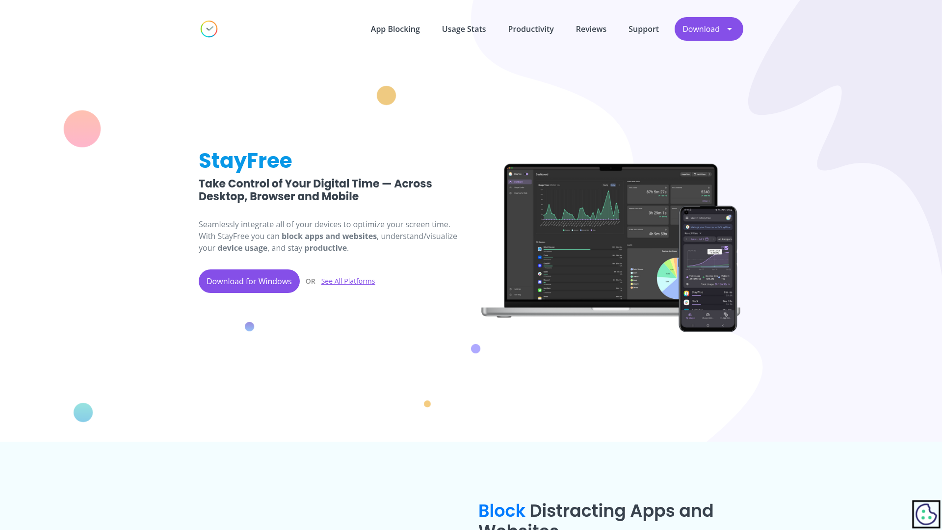 StayFree screenshot
