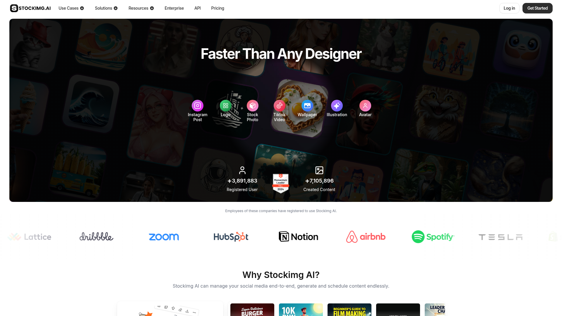 Stockimg AI screenshot