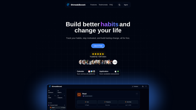 StreakBoost screenshot