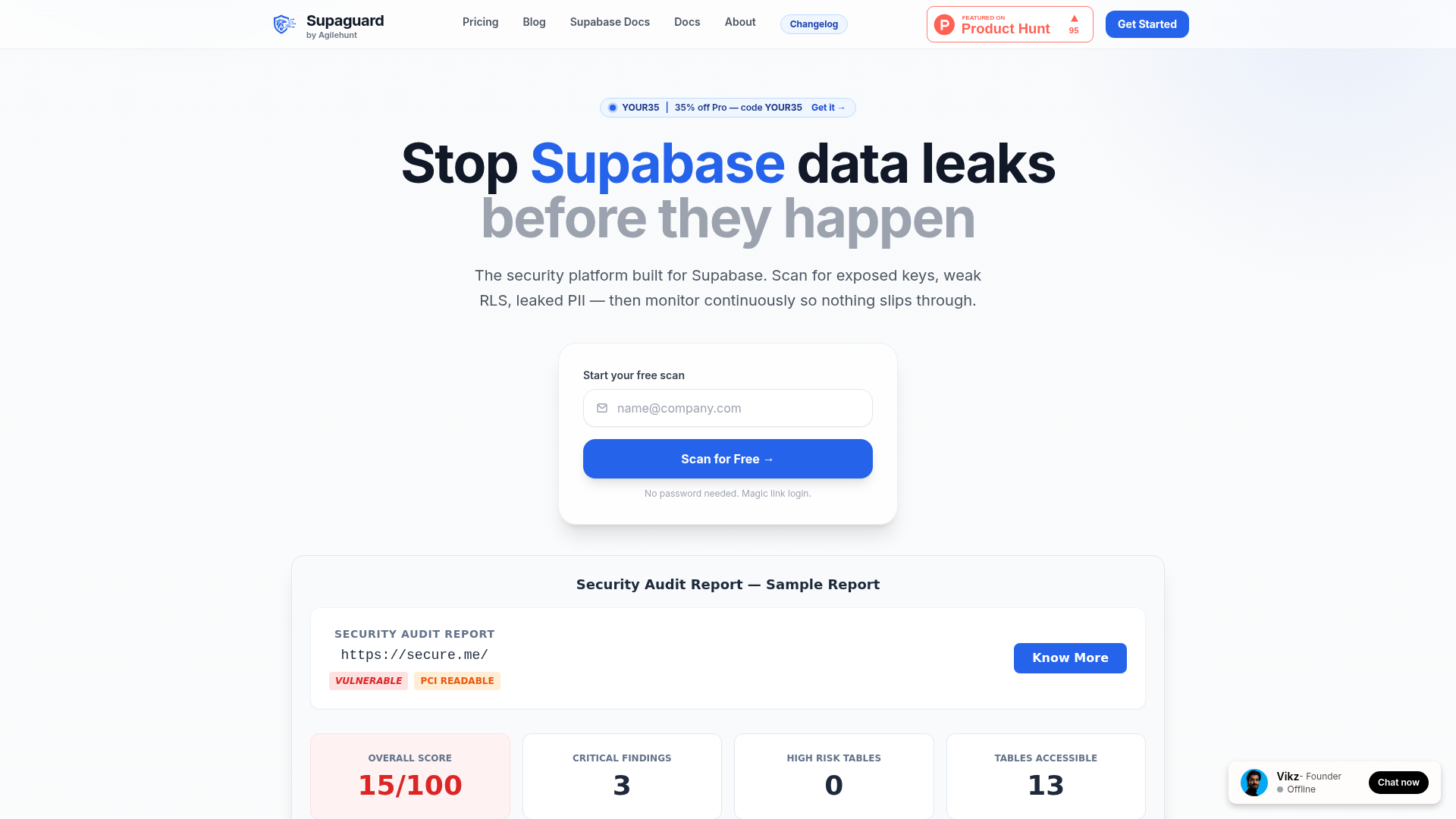 Supaguard screenshot