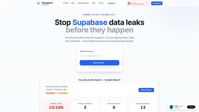 Supaguard screenshot