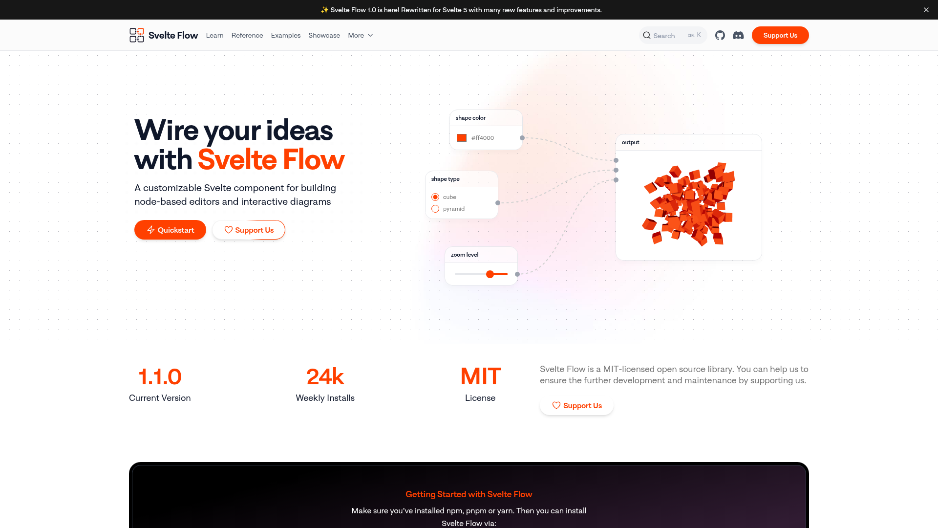 Svelte Flow screenshot