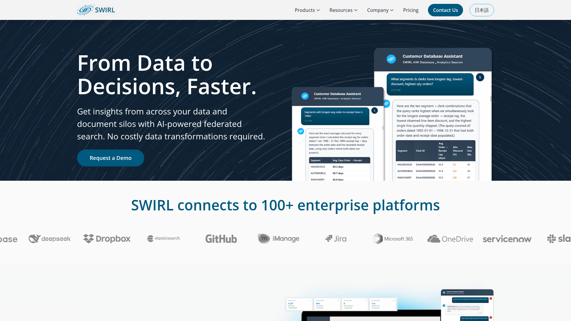 SWIRL AI Search screenshot