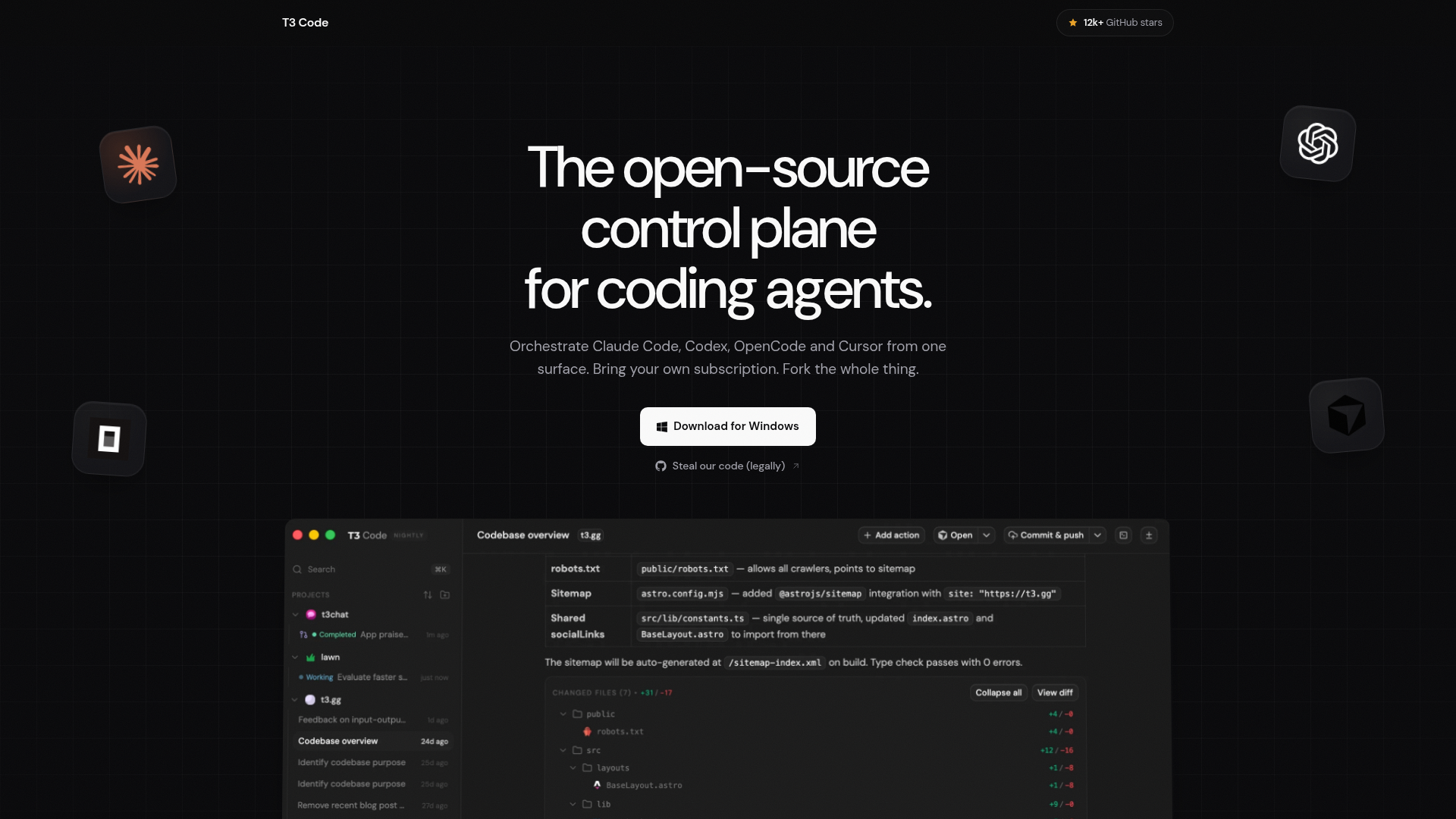 T3 Code screenshot
