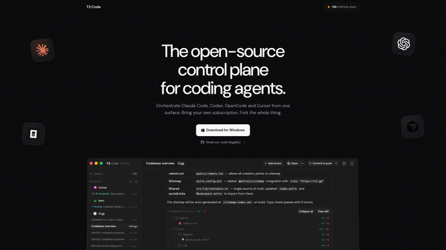 T3 Code screenshot