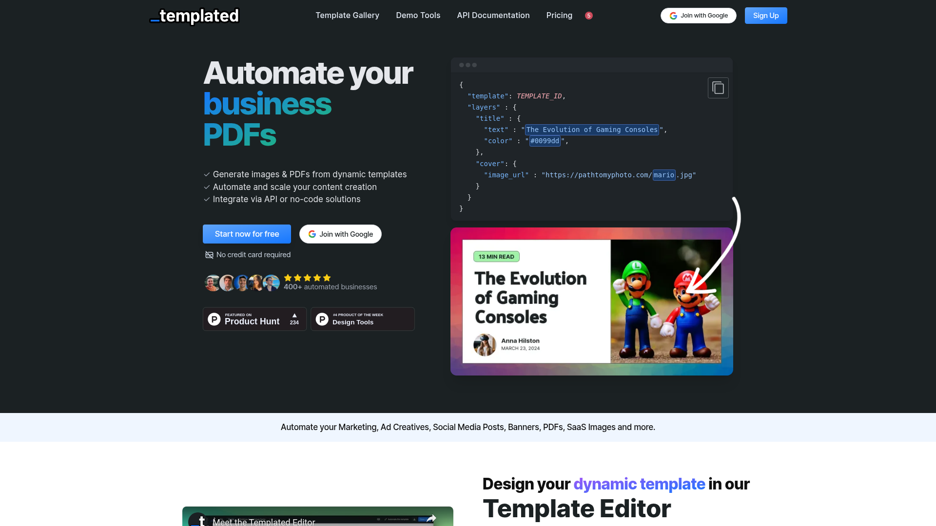 templated+io