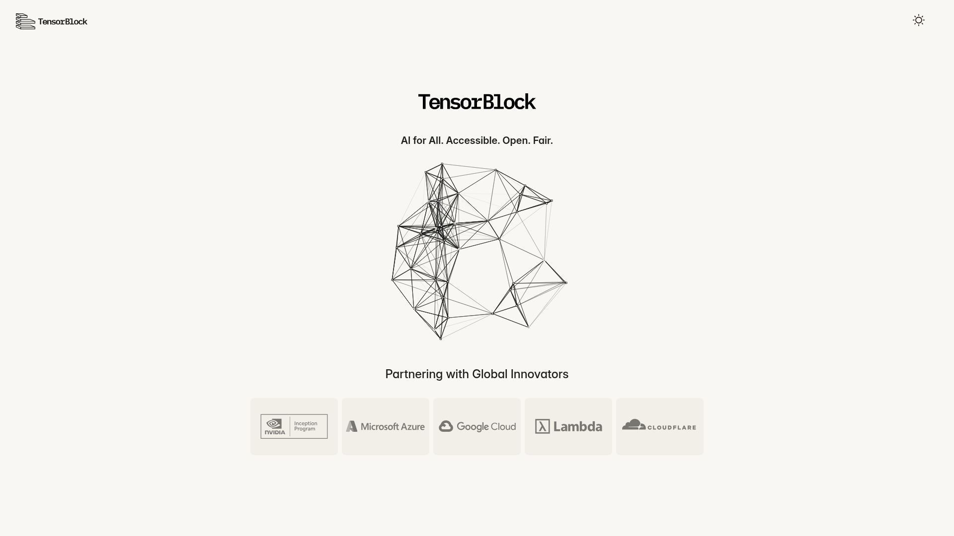 TensorBlock screenshot