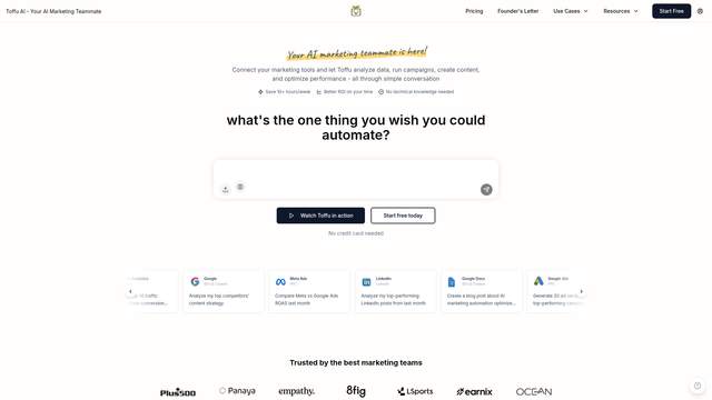 Toffu AI screenshot