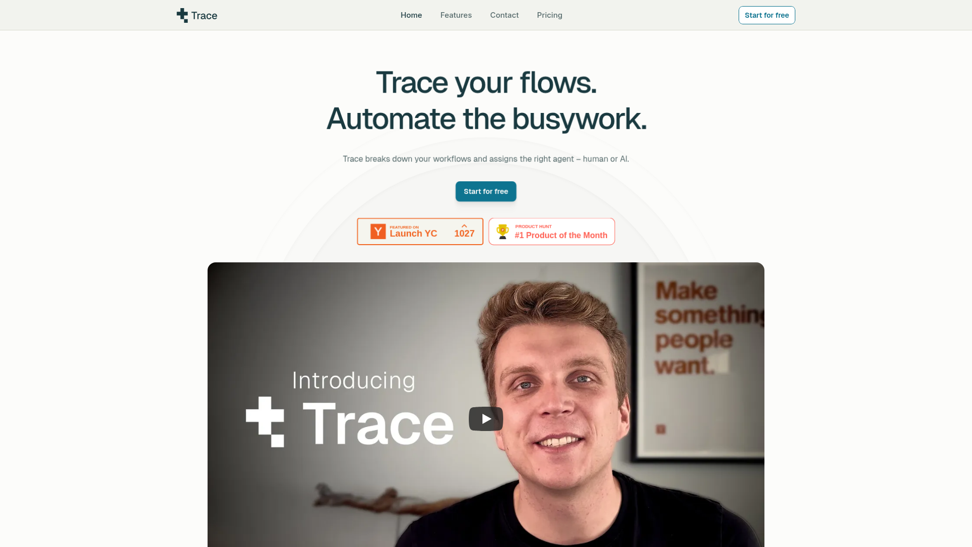Trace screenshot