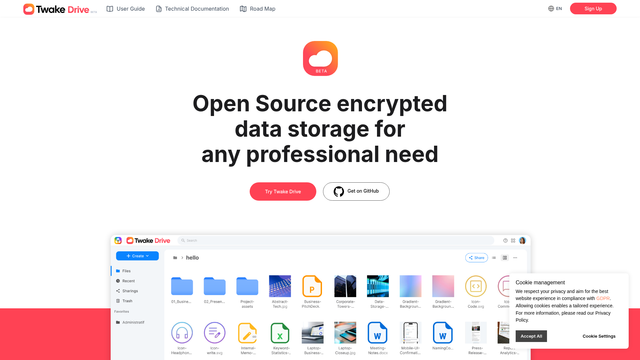 Twake Drive screenshot