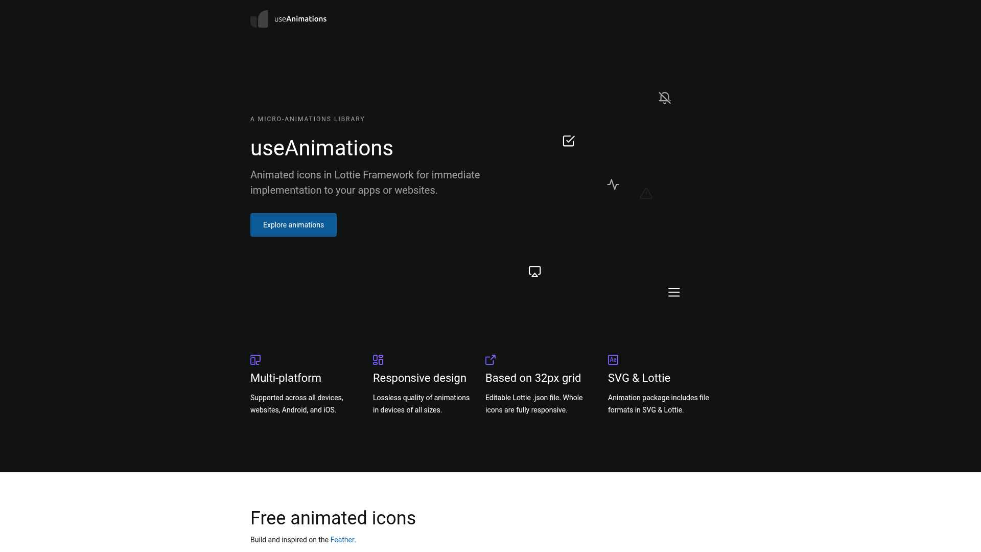 useAnimations screenshot