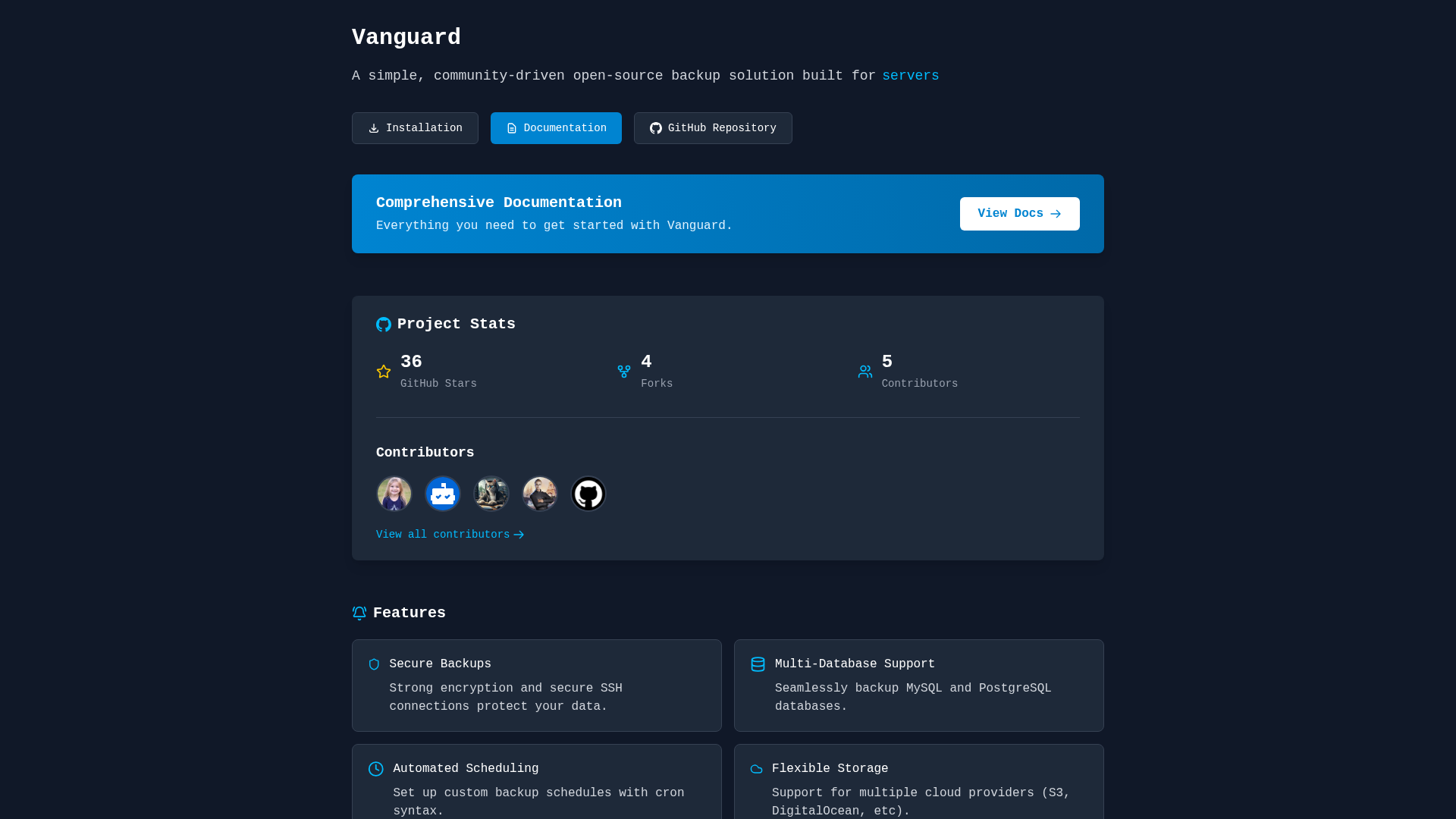 vanguardbackup+com