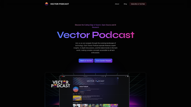 Vector Podcast screenshot