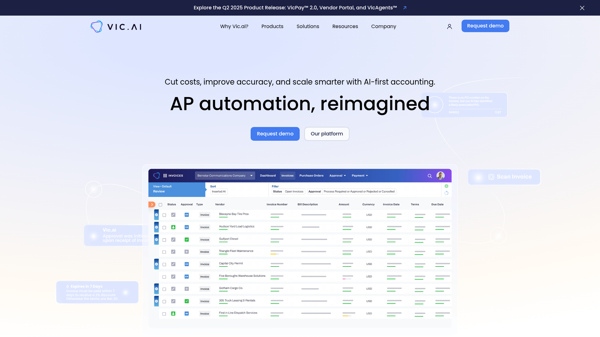 Vic.ai screenshot