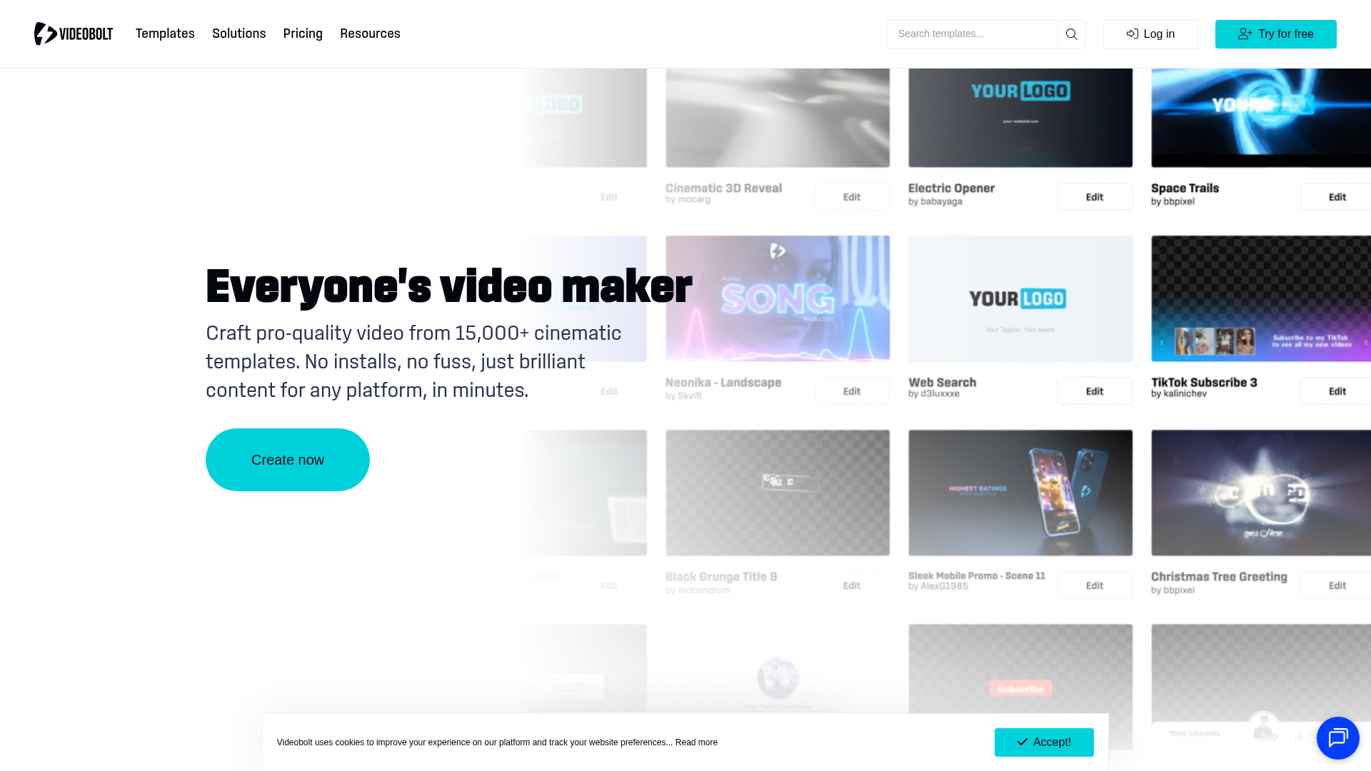 Videobolt screenshot