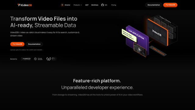 VideoDB screenshot