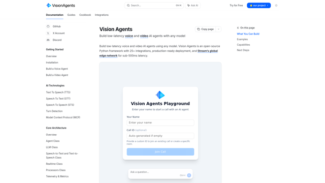Vision Agents screenshot