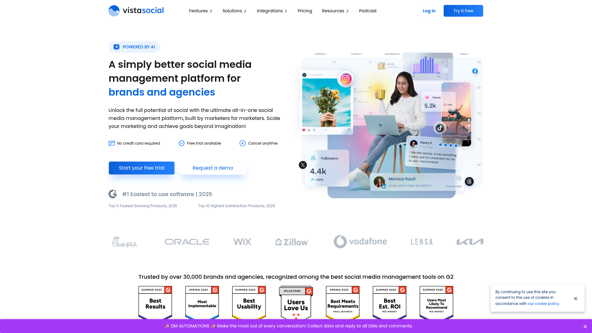 Vista Social screenshot