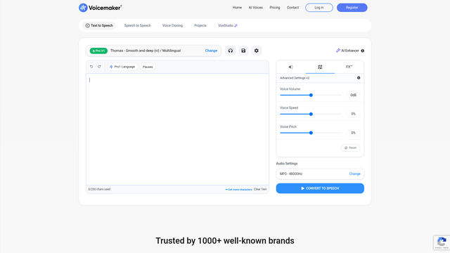 Voicemaker screenshot