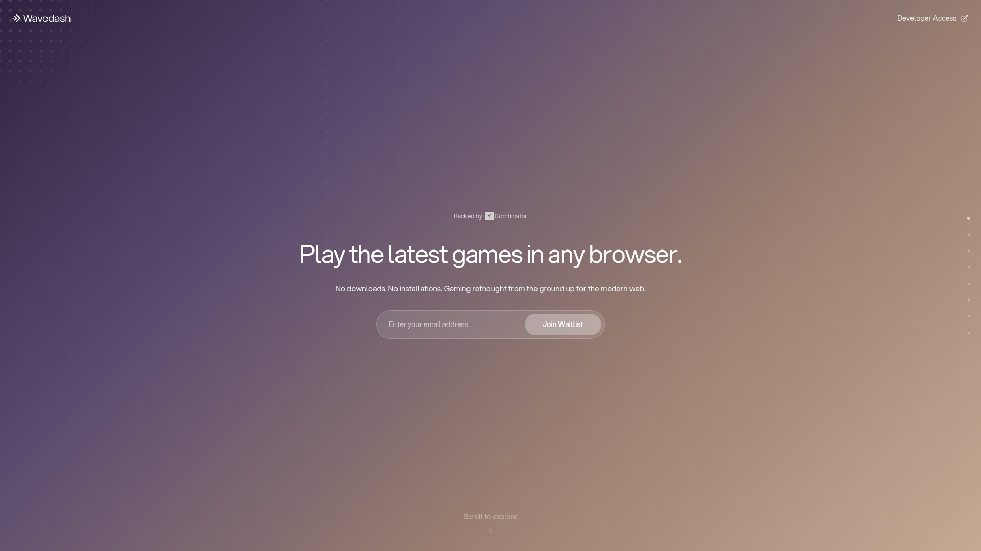 Wavedash screenshot