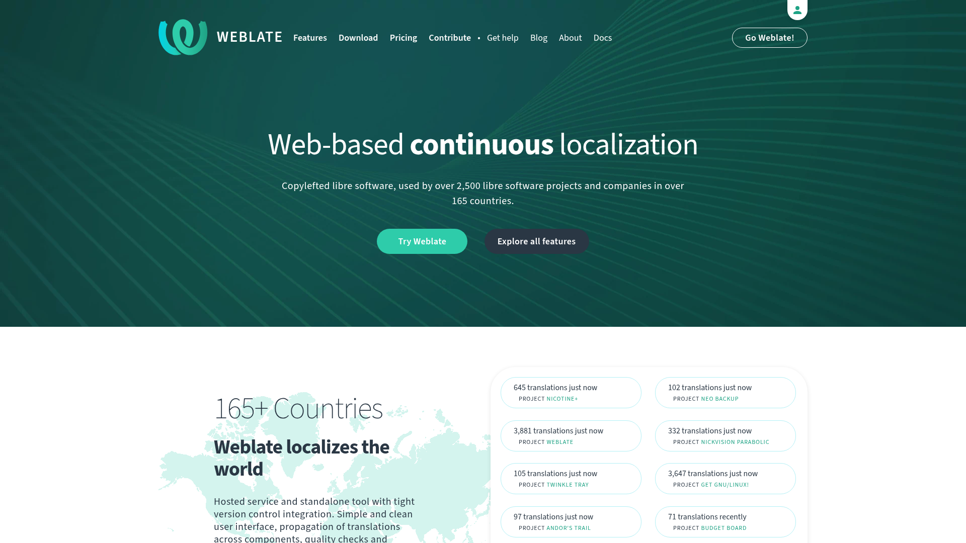 Weblate screenshot