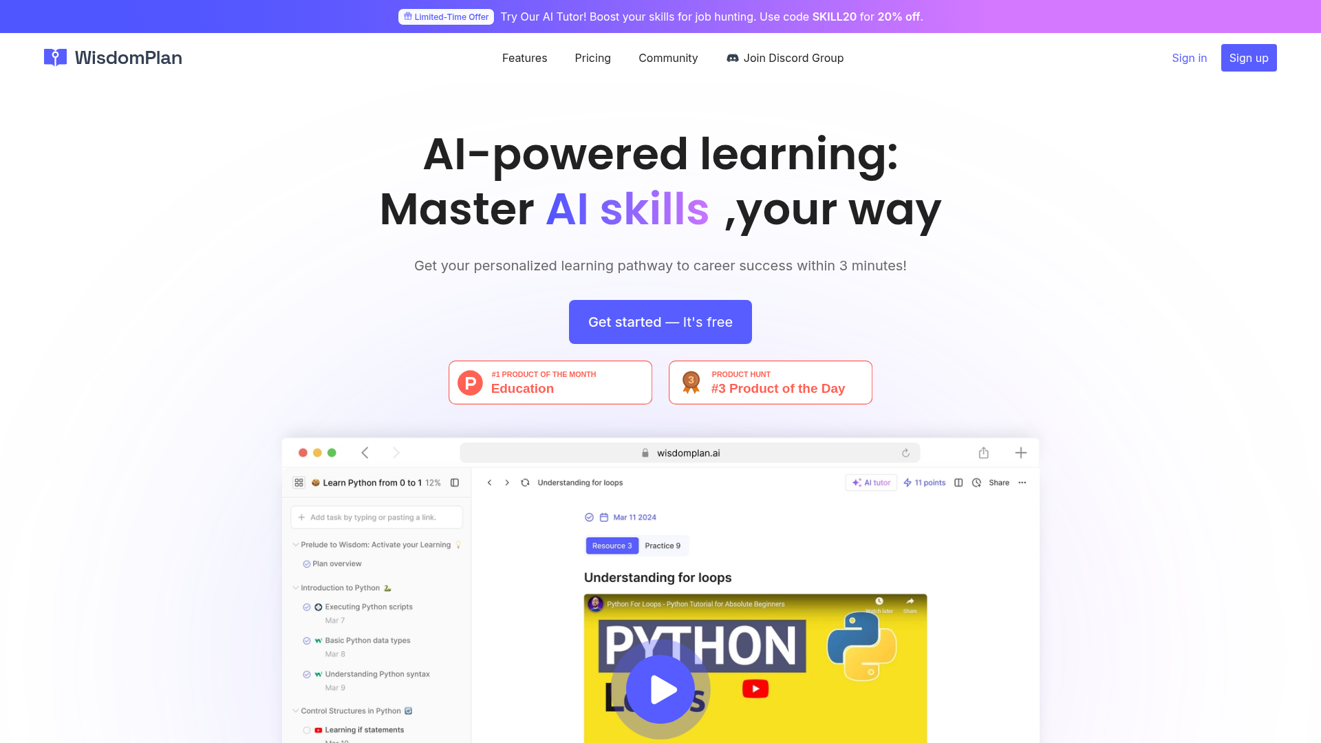 wisdomplan+ai