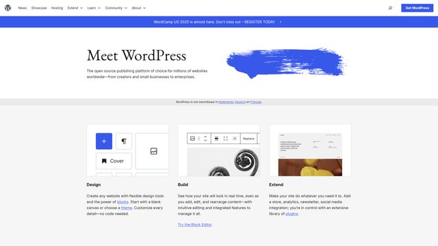 WordPress screenshot