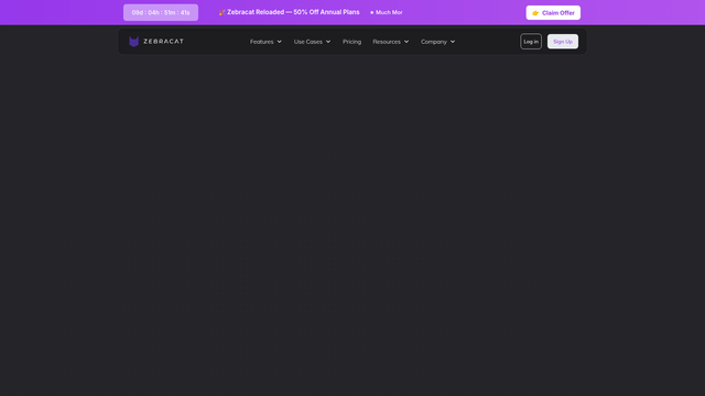 Zebracat screenshot